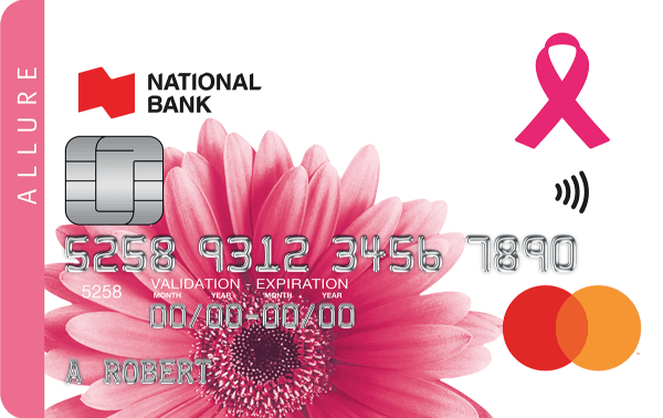 National Bank Allure Mastercard credit card